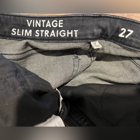 ❌SOLD❌Jcrew Curvy 10" vintage slim-straight jean in charcoal - 27 - Picture 5 of 7